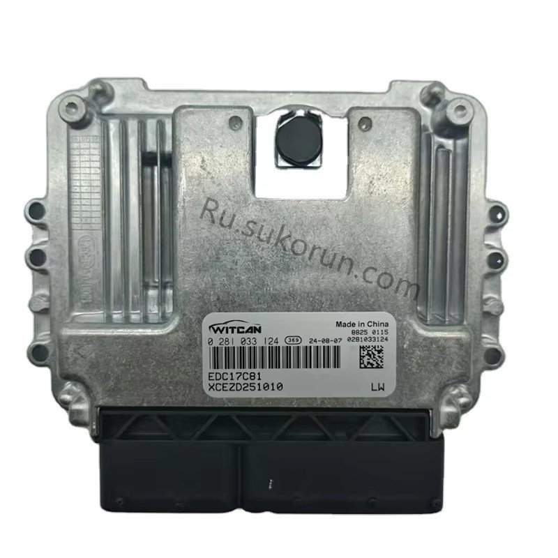 Двигатель Nissan Dongfeng Rich6 ZD25 Компьютер ECM Высокое качество 0281033124 EDC17C81 ECU-Sukorun